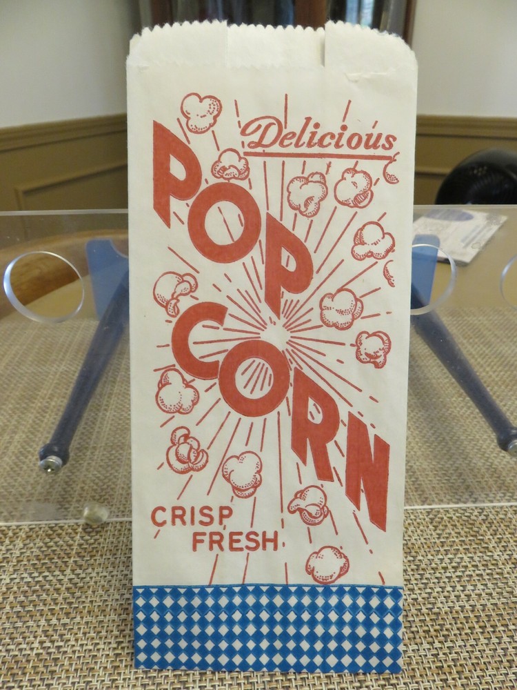 Vintage POP CORN Delicious Crisp Fresh BAG (Unused)