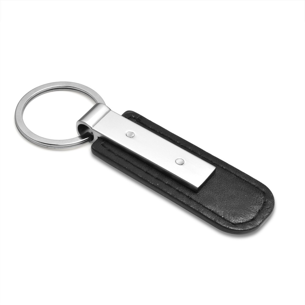 RAM 2500 Black Leather Strap Key Chain Key-Ring
