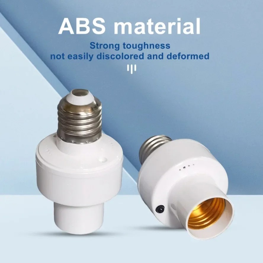 Wireless Remote Control Light Lamp E27 Screw Bulb Base Holder Cap Socket Switch