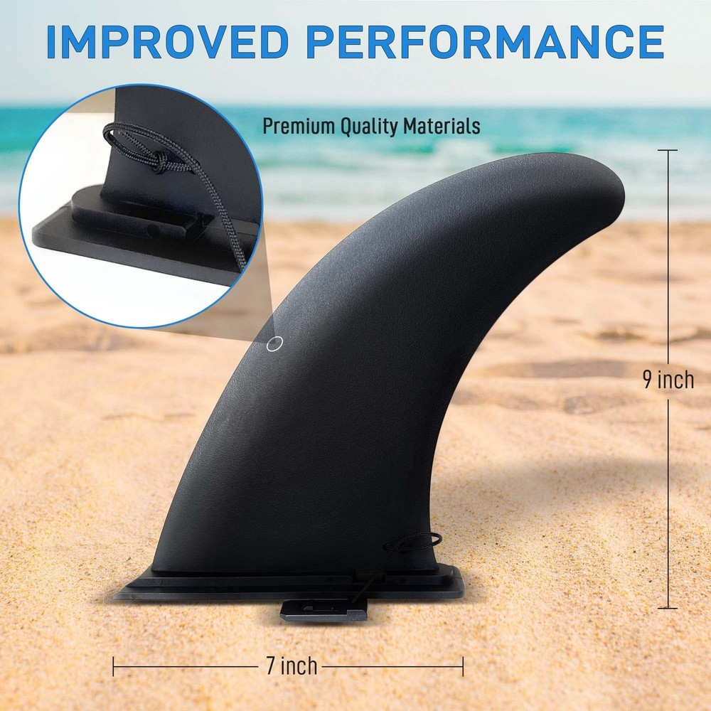 9" Sup Fin Replacement - Stand Up Paddleboard Fin Replacement, Quick Release ...