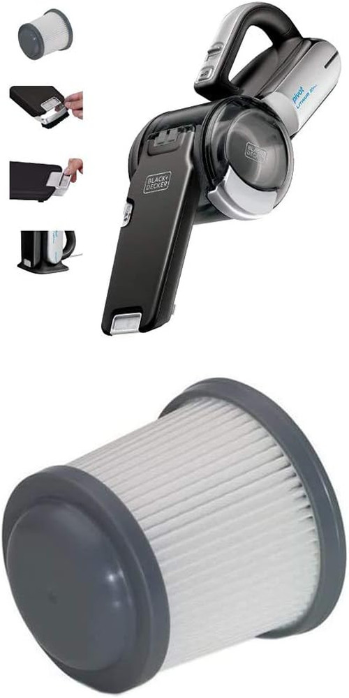 BDH2000PL MAX Lithium Pivot Vacuum, 20-Volt with PVF110 Replacement Filter