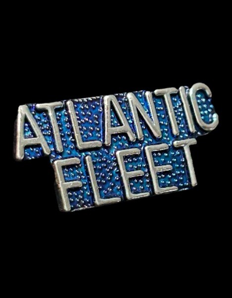 ATLANTIC FLEET US Navy Script Lapel Pin (P66-5) USN