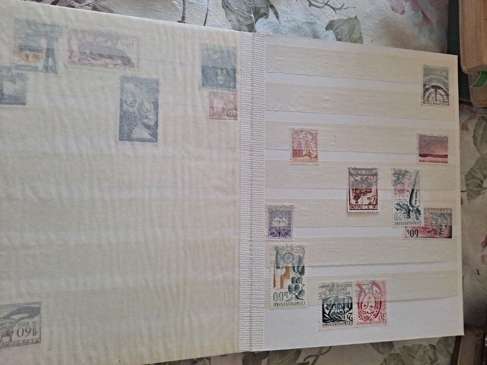 Czech 2 Stamp Collection 7x9