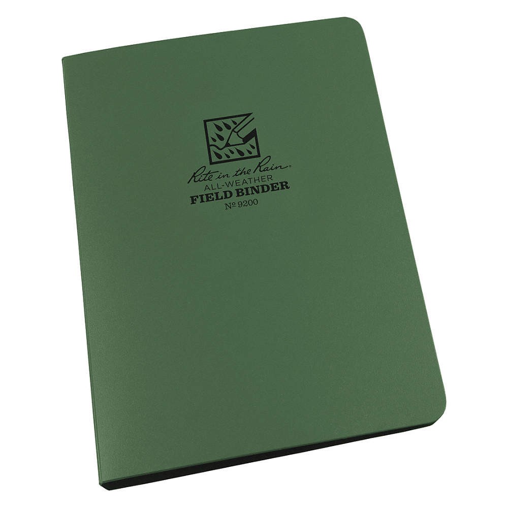 GRAINGER APPROVED Ring Binder,Green,Round Ring 10R317