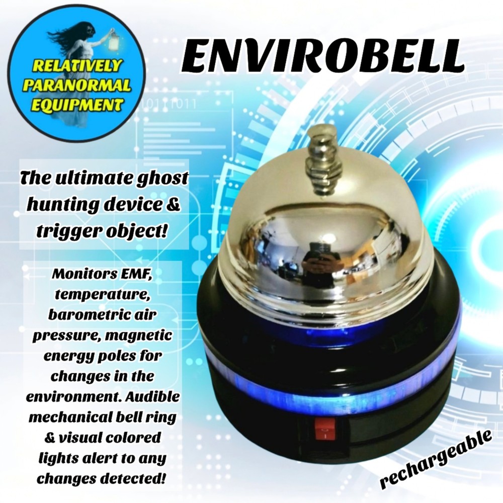 EnviroBell ultimate ghost hunting device & trigger object, rechargeable
