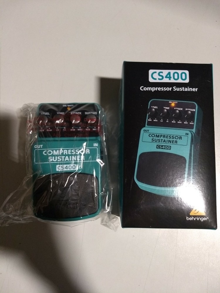 NEW Behringer CS400 Compressor Guitar Effect Pedal