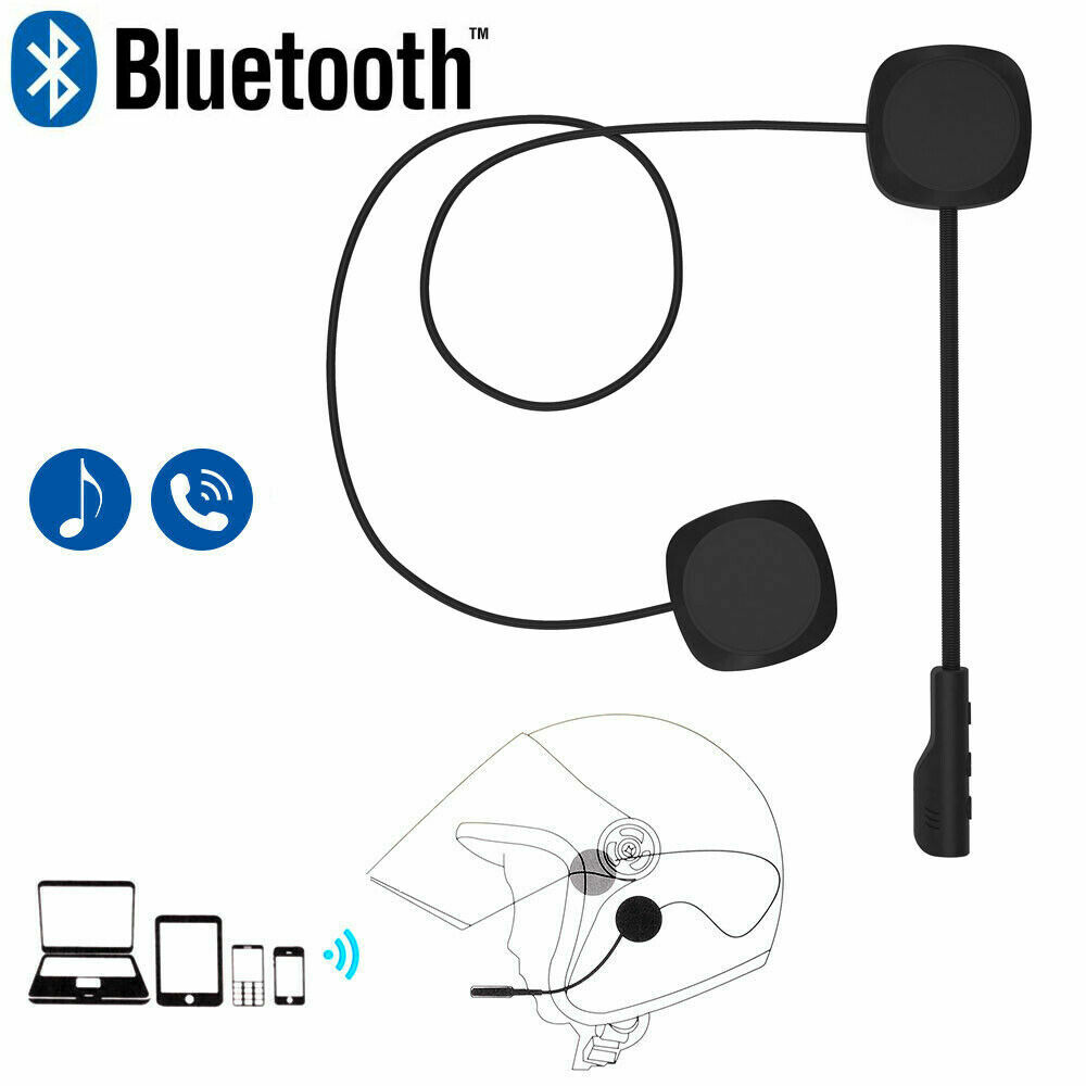 Bluetooth 5.0 Wireless Motorcycle Helmet Headset Speaker Handsfree Call Control
