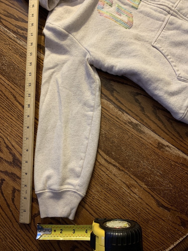 Gap White & Sequence Youth Zip Up Thick Jacket/Size:L(10)