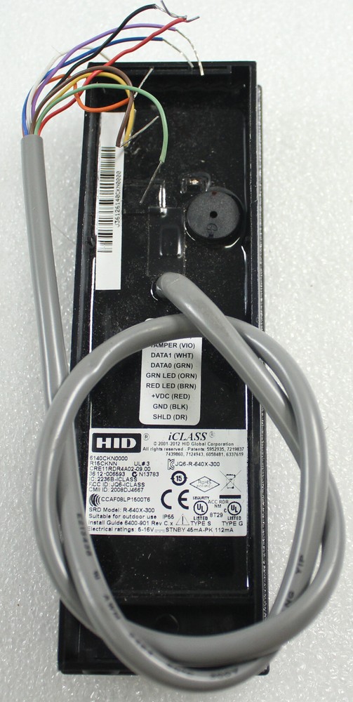 HID iCLASS Wall Switch Reader 6140CKN0000-No Mounting
