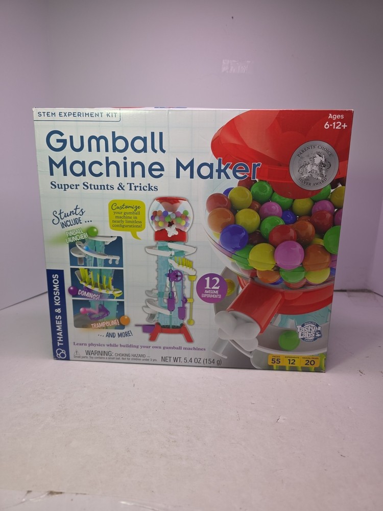 Thames & Kosmos Gumball Machine Maker Super Stunts and Tricks Stem experiment
