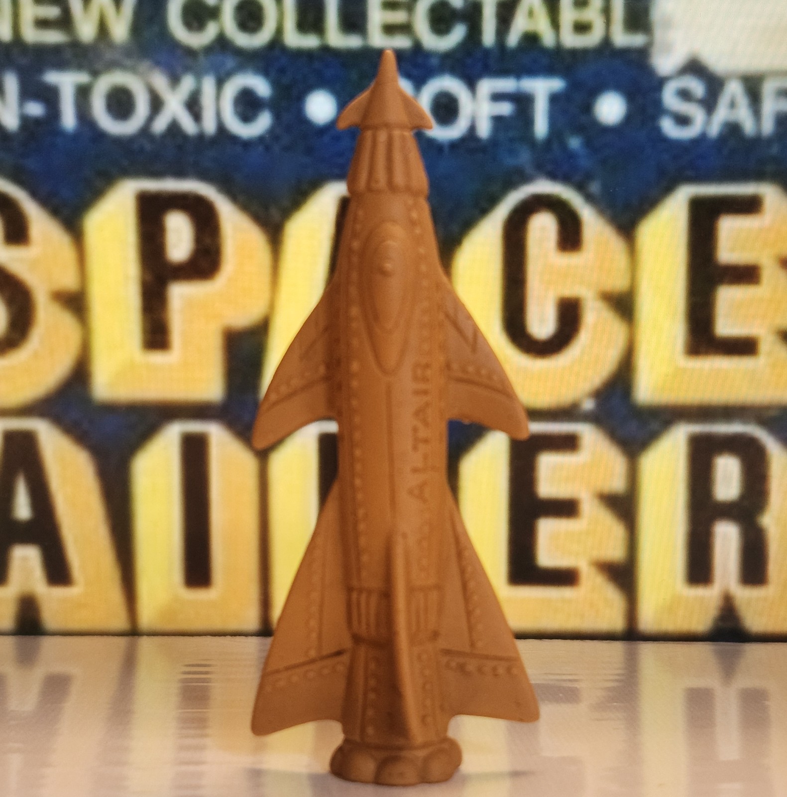 Diener Space Raiders Altair 2 Brown Eraser Vintage 70s Rocket