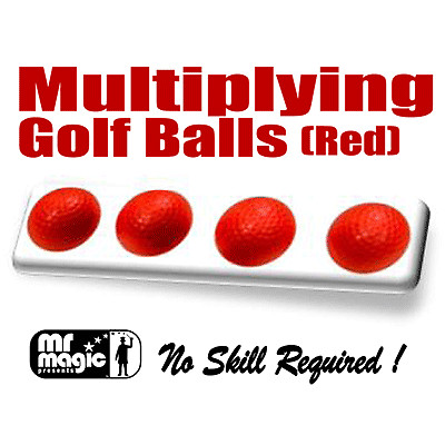 Multiplying Golf Balls (Red) by Mr. Magic - Trick