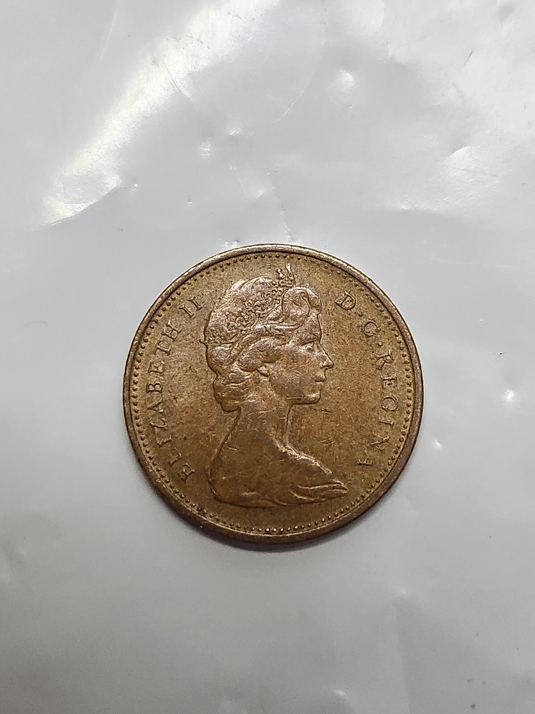 1970 Canada 1 Cent Queen Elizabeth II, Circulated