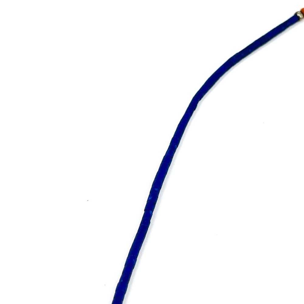 Lapis Stone Tiny Beaded Necklace Afghanistan
