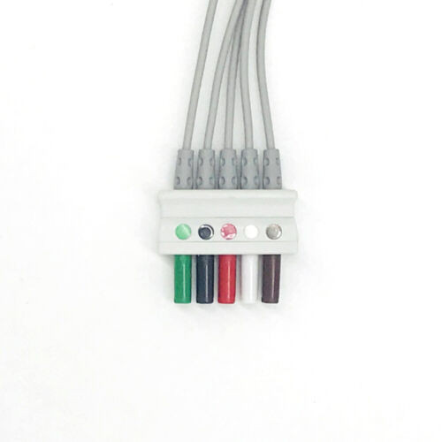 Compatible Drager-Siemens ECG Cable 5Leads Snap Electrode Connector