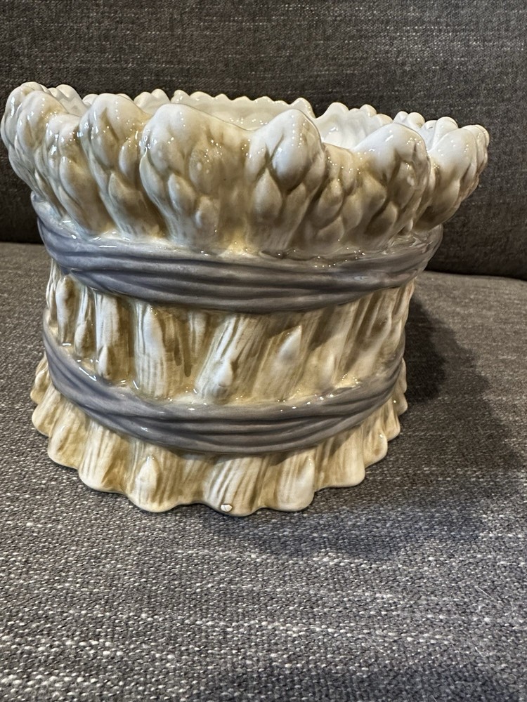 FITZ & Floyd Carrington Asparagus Planter, Cachepot, Serving Piece
