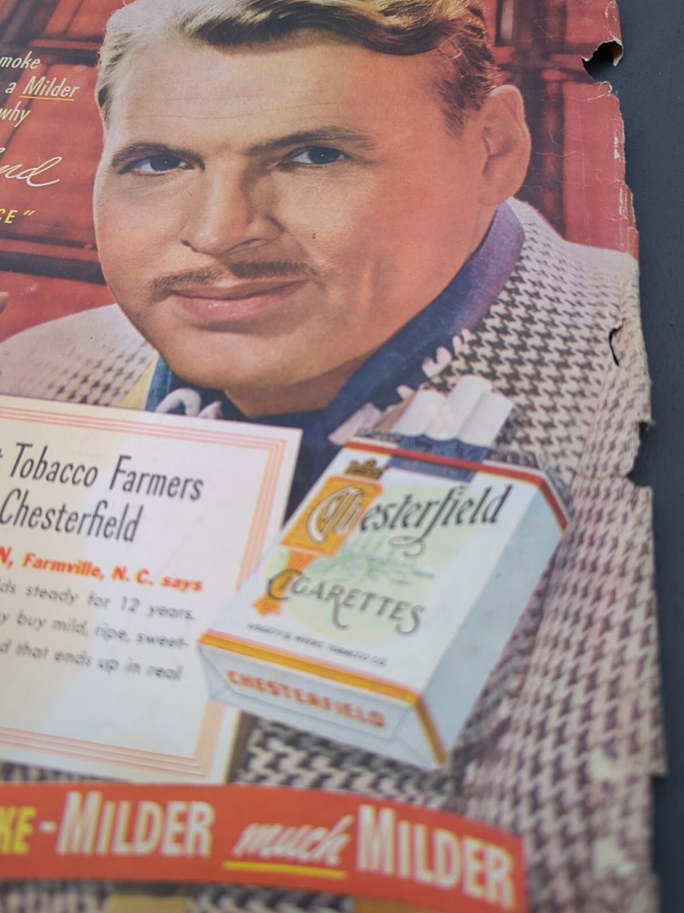 Chesterfield Cigarette Advertisement 1940s