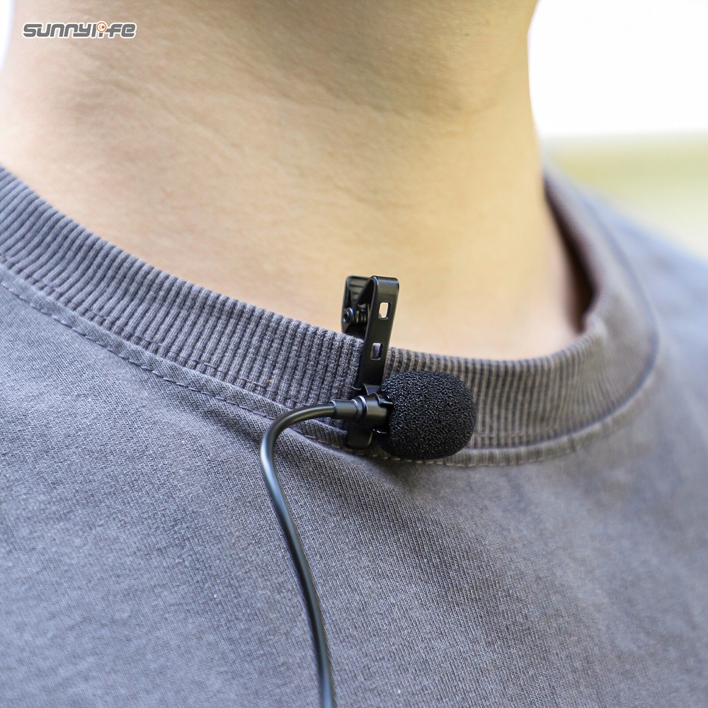 For Insta360 Ace Pro Camera Lavalier Microphone Mic Type-C Connector Accessories