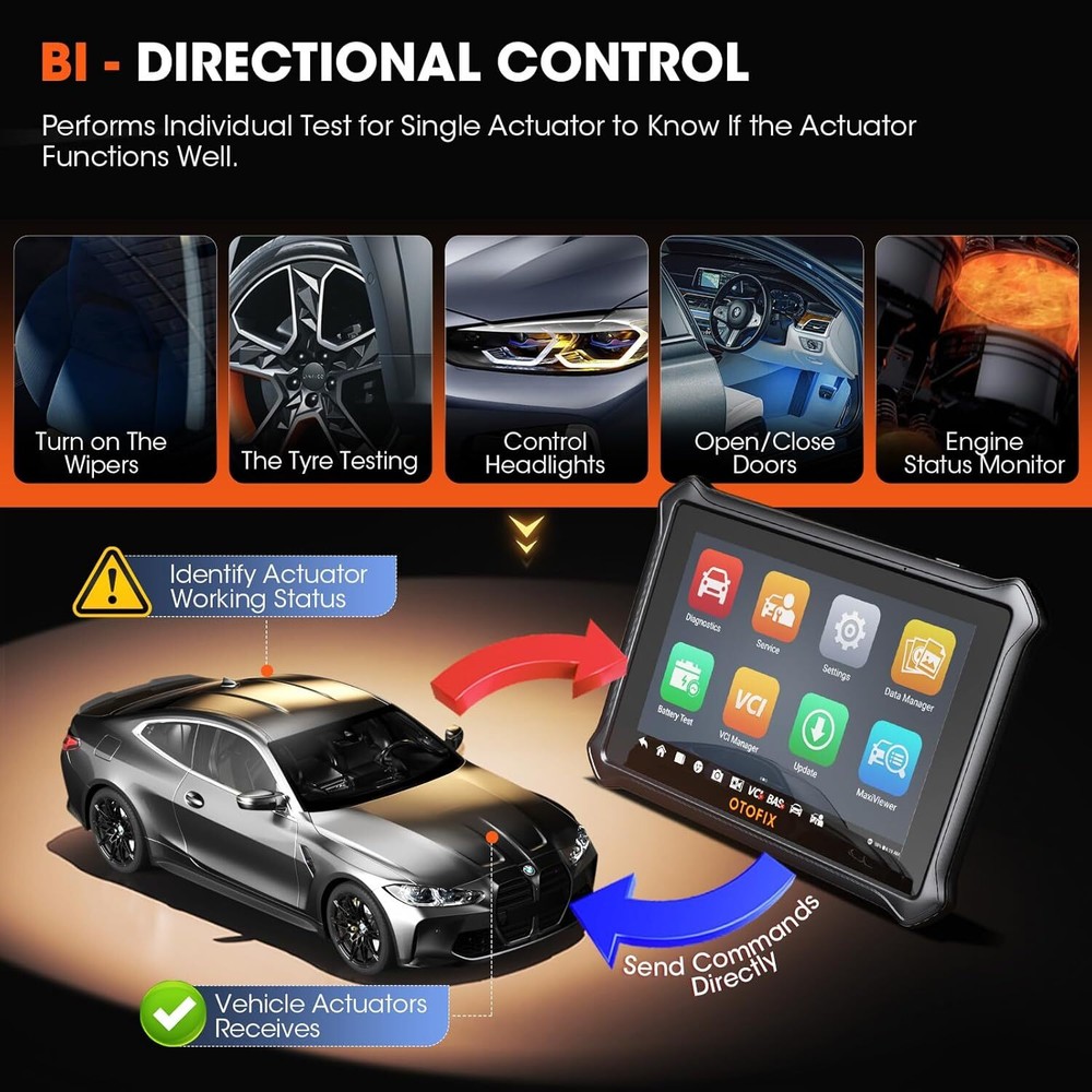 2025 OTOFIX D1 Lite Car Bidirectional Scanner Full System Diagnostic Coding Tool