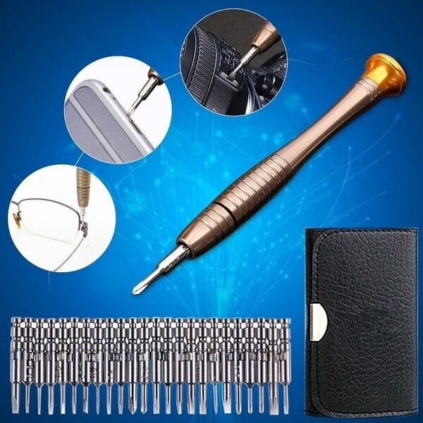 Pro Super 25 IN 1 Screw Driver Laptops Manual Tool Set Kit For iPhone Computer