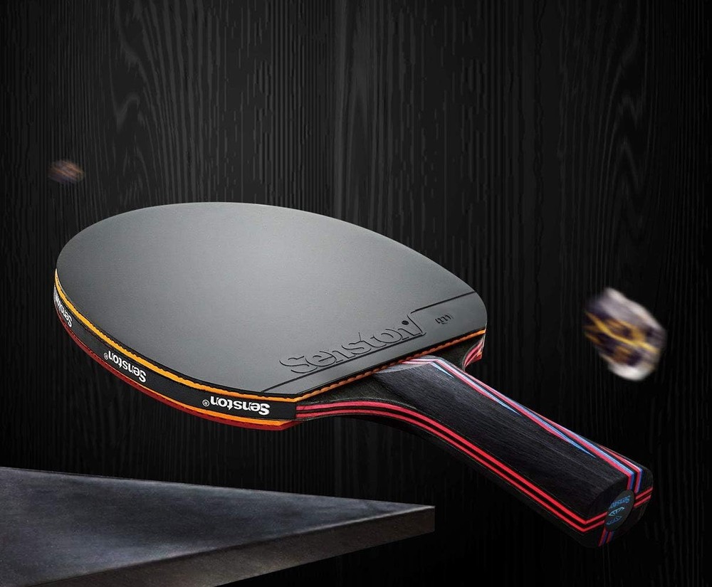 Professional Table Tennis Paddles Ping Pong Rackets with Case