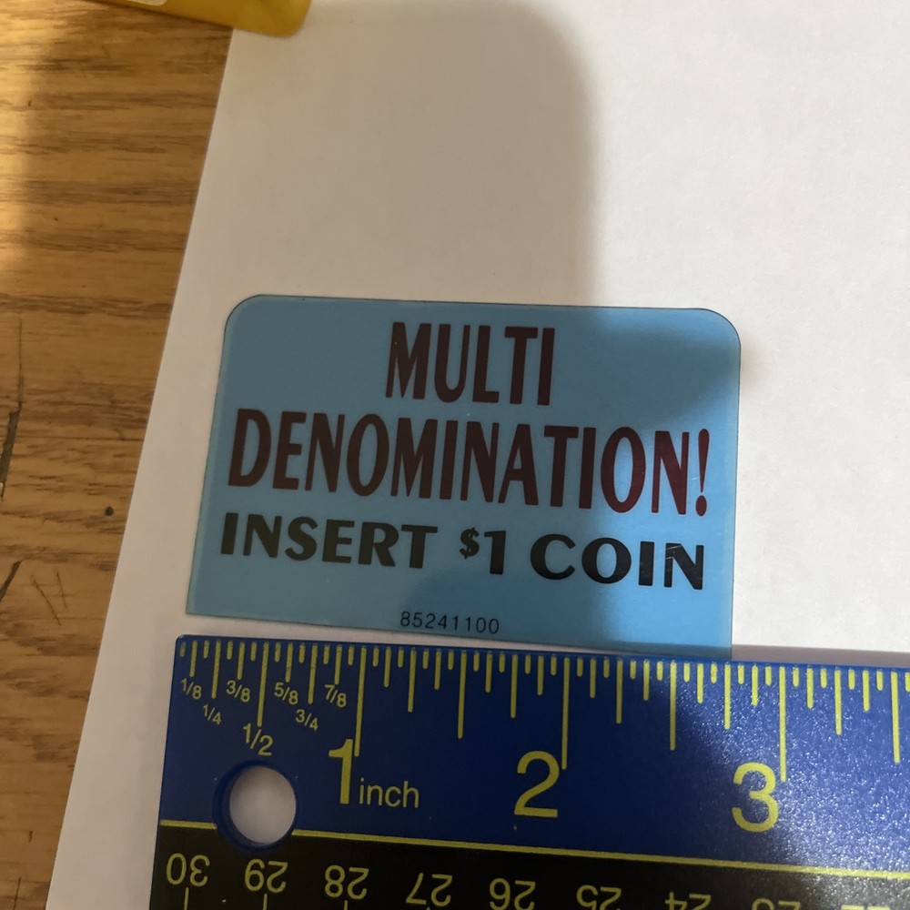 IGT  Multi Denomination ! Insert $1 Coin