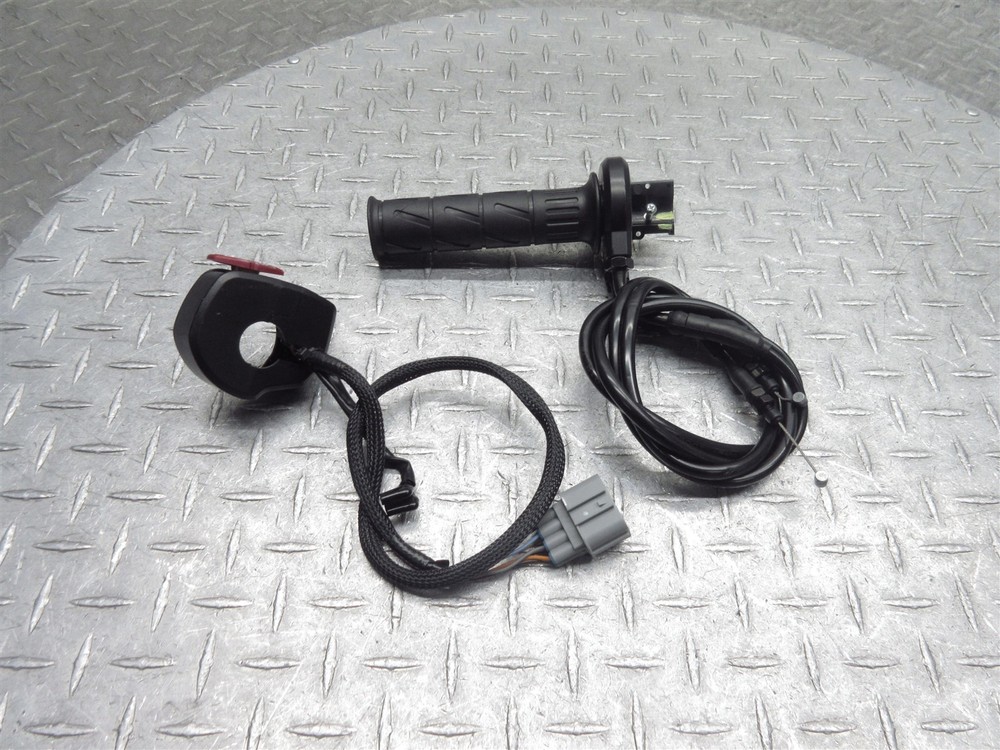 2024 CF Moto 450SS ORM Right Switch Throttle Control Cable Handlebar Grip *READ*