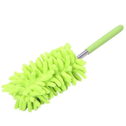 Microfiber Mini Duster Cleaning Brush Dust Cleaner Hand Duster Extendable Green