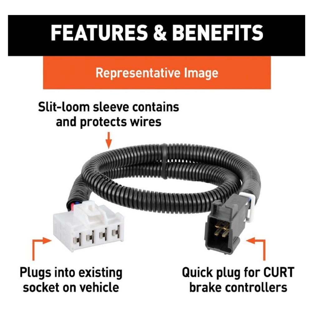 Curt 51342 Brake Control Adapter Harness