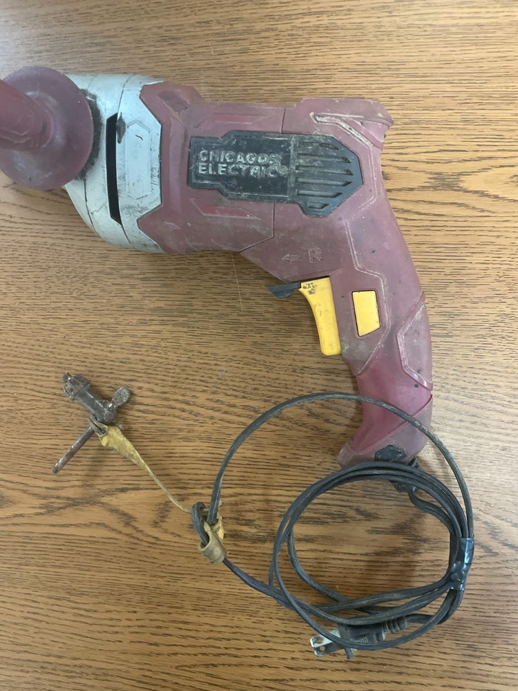 Chicago Electric 1/2" Variable Speed Reversible Heavy Duty Drill - Model #69452