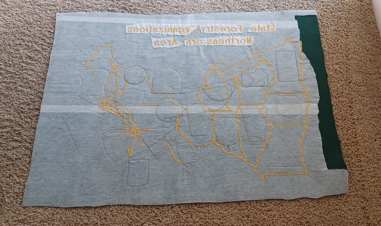 Vtg State Forestry Service Fire Control Conservation Parks DNR USFS Forest Patch