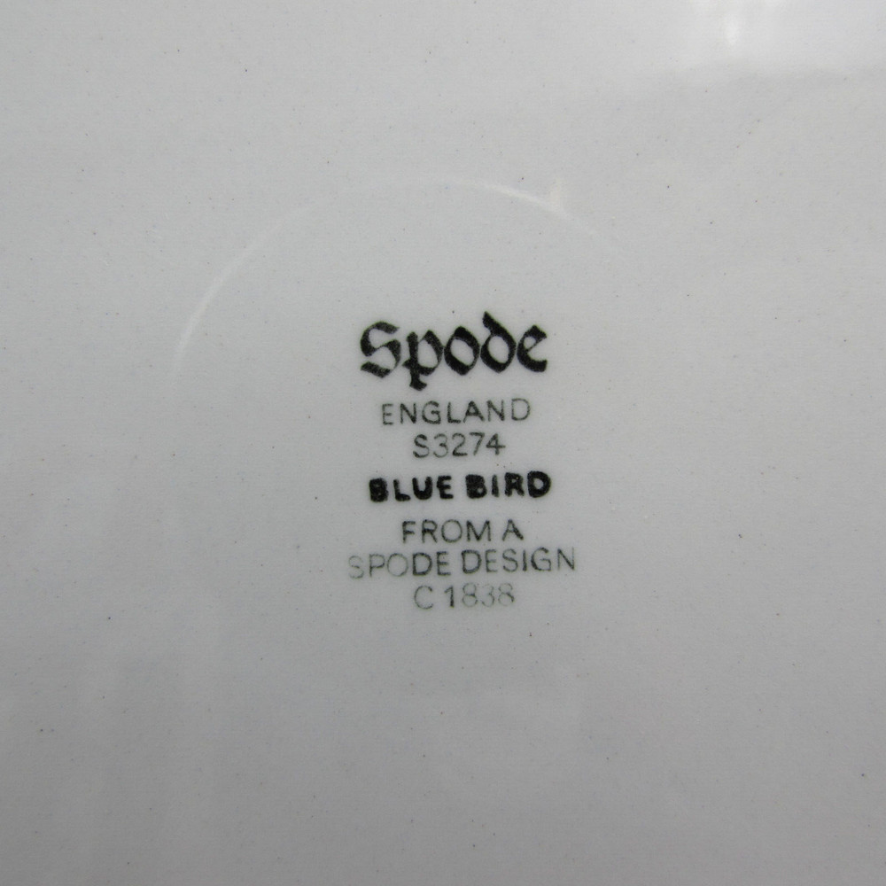Spode England China BLUE BIRD 5pc Place Setting