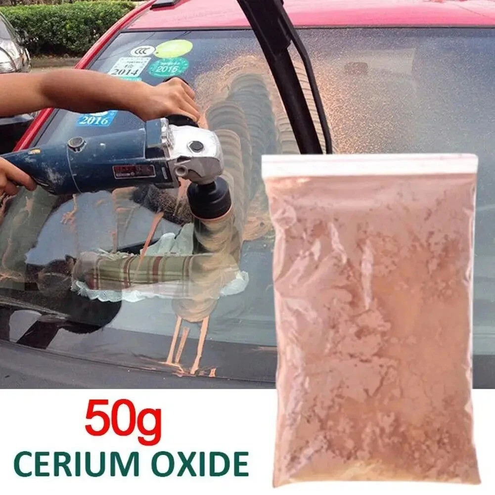 Cerium Oxide Glass Polishing Powder Car Window Scratch Remover Repair Tools 50g