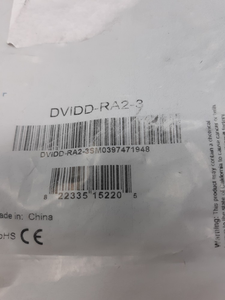 L-com DVIDD-RA2-3 3 ft DVI-D Dual Link Cable – Right-Angle to Straight