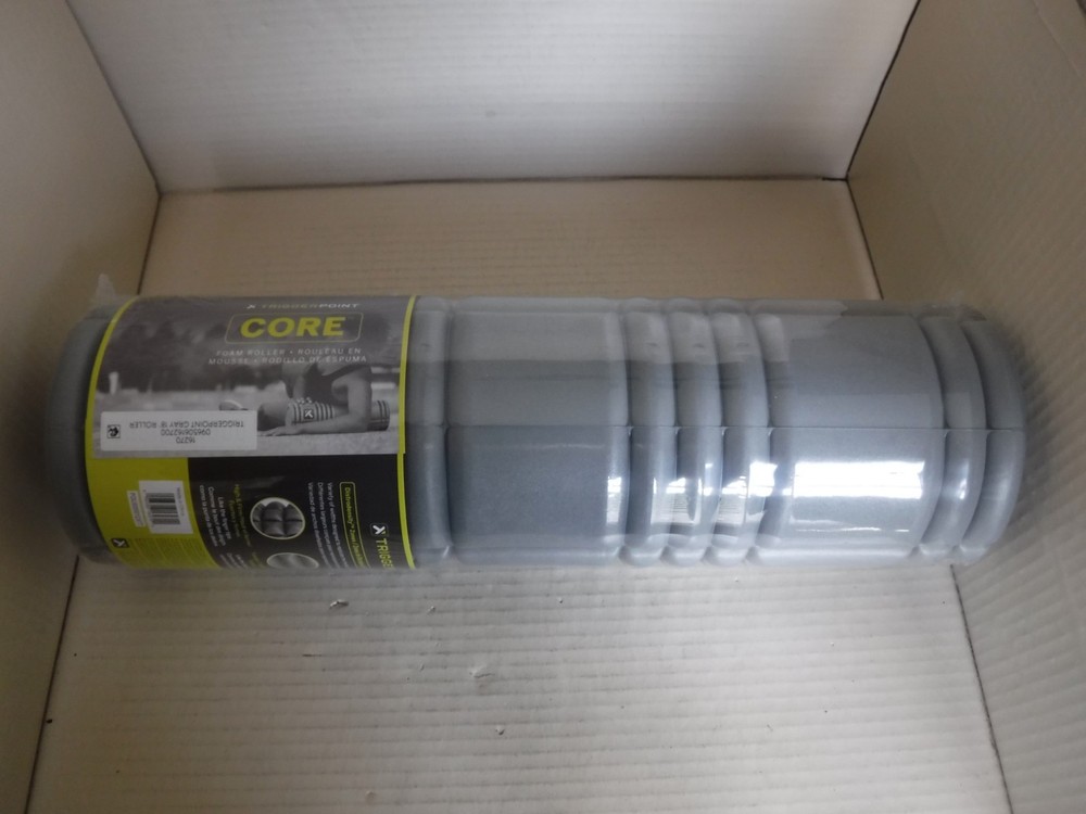 Trigger Point Gray 18" Foam Roller for Deep Tissue Massage and Workout Roller
