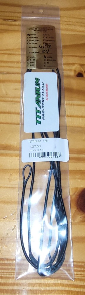 Bow String Stone Mountain 61-5/8, 24 strands, 452x,  NEW