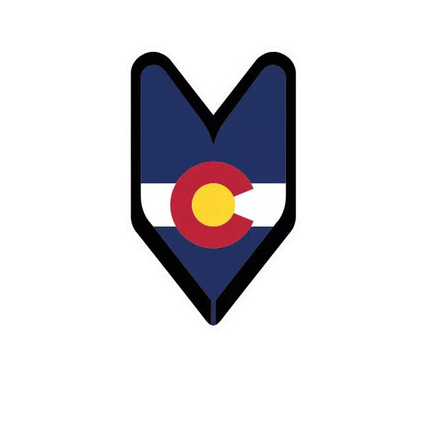 Colorado Driver Badge Sticker