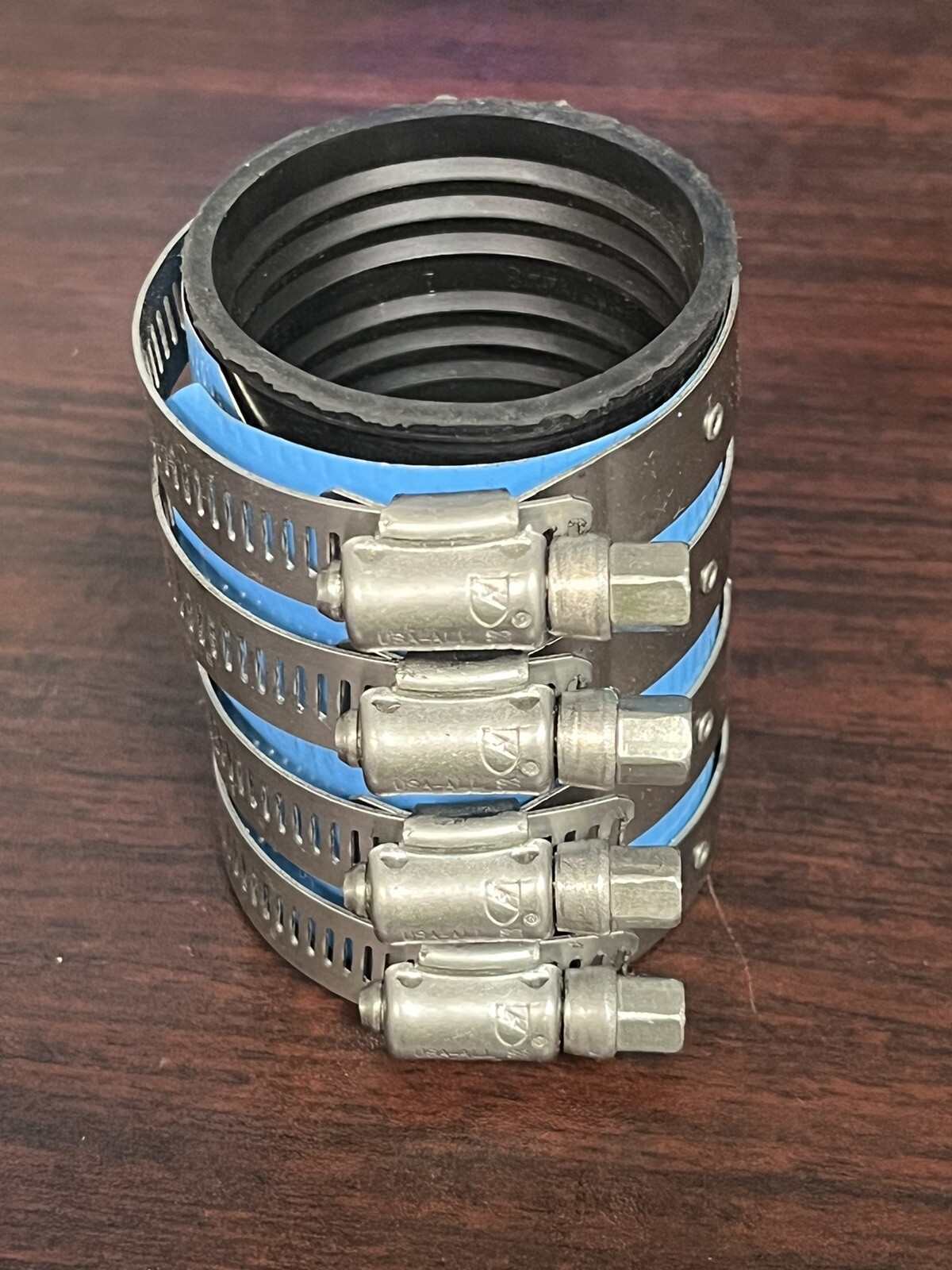 (10 PCS) 1-1/2" Stainless Steel Heavy Weight No-Hub Couplings, MADE IN USA