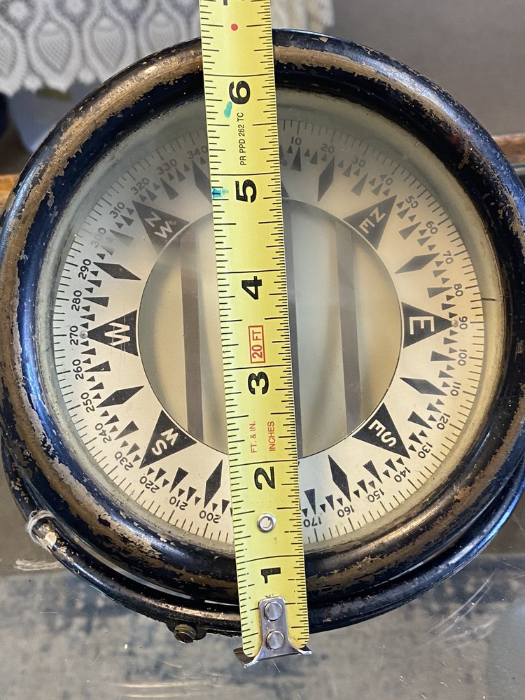 RARE NAUTICAL MARINE GIMBAL COMPASS