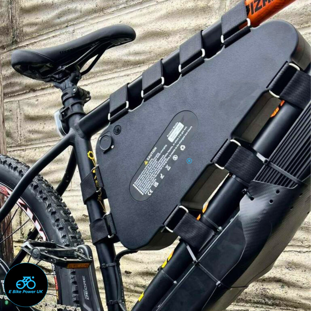 Triangle E Bike Battery Straps Heavy Duty Buckle Lithium Pack Hock & Loop