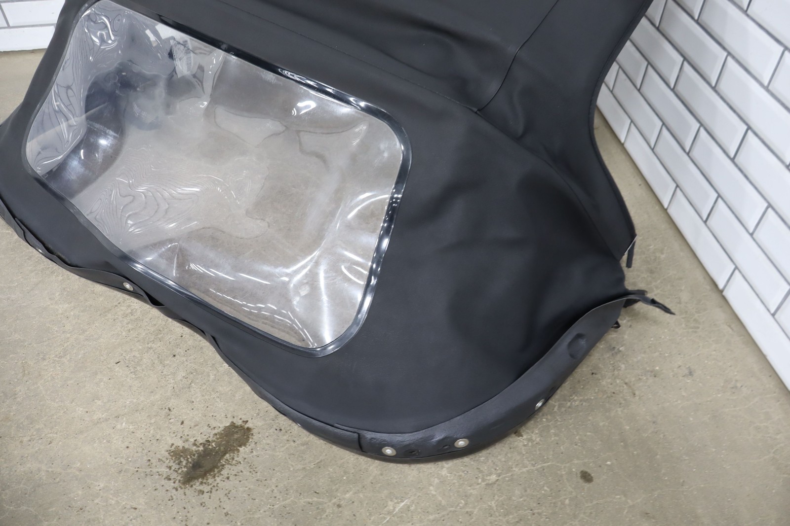 99-05 Mazda Miata NB Black Soft Top Convertible Roof W/Frame & Plastic Window