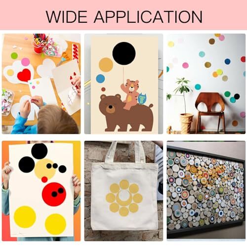 8PCS Large Circle Stencil, Large to Small Different Sizes Circle Templates for