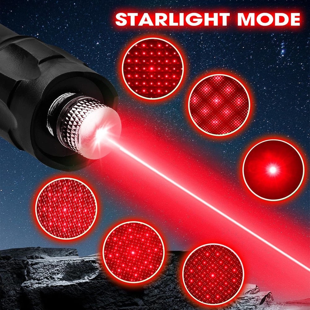 Red Laser Pointer High Power, Red Laser Pointer Indicator Light, Long Range P...