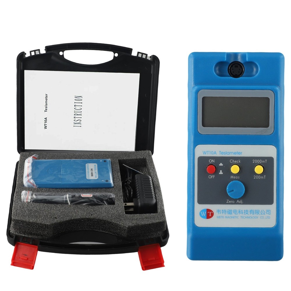 New Practical Industry Gauss Meter With Ns Function Probe 148mm??70mm??25mm