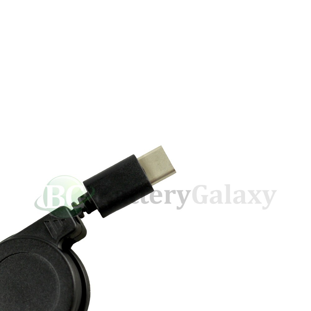 USB C CABLE TYPE C to A FAST CHARGING DATA SYNC RETRACT CHARGER CORD FOR SAMSUNG