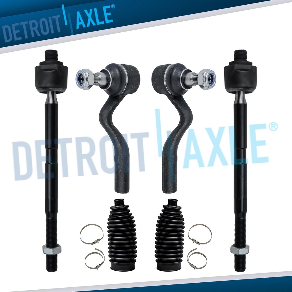 4pc Front Inner & Outer Tie Rod Ends for 1996-2001 2002 Mercedes-Benz E320 E430