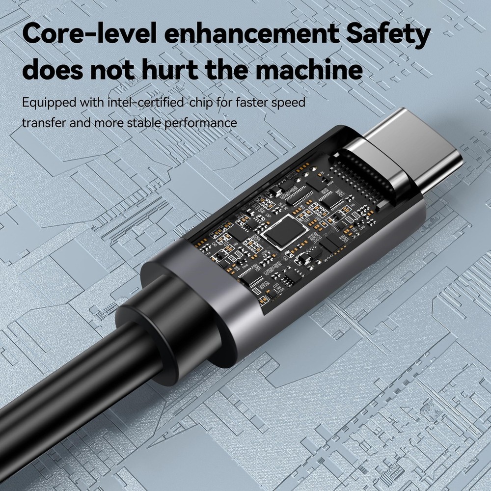 [80Gbps Data Sync] Compatible with Thunderbolt 5 Cable High Speed USB C Cable...