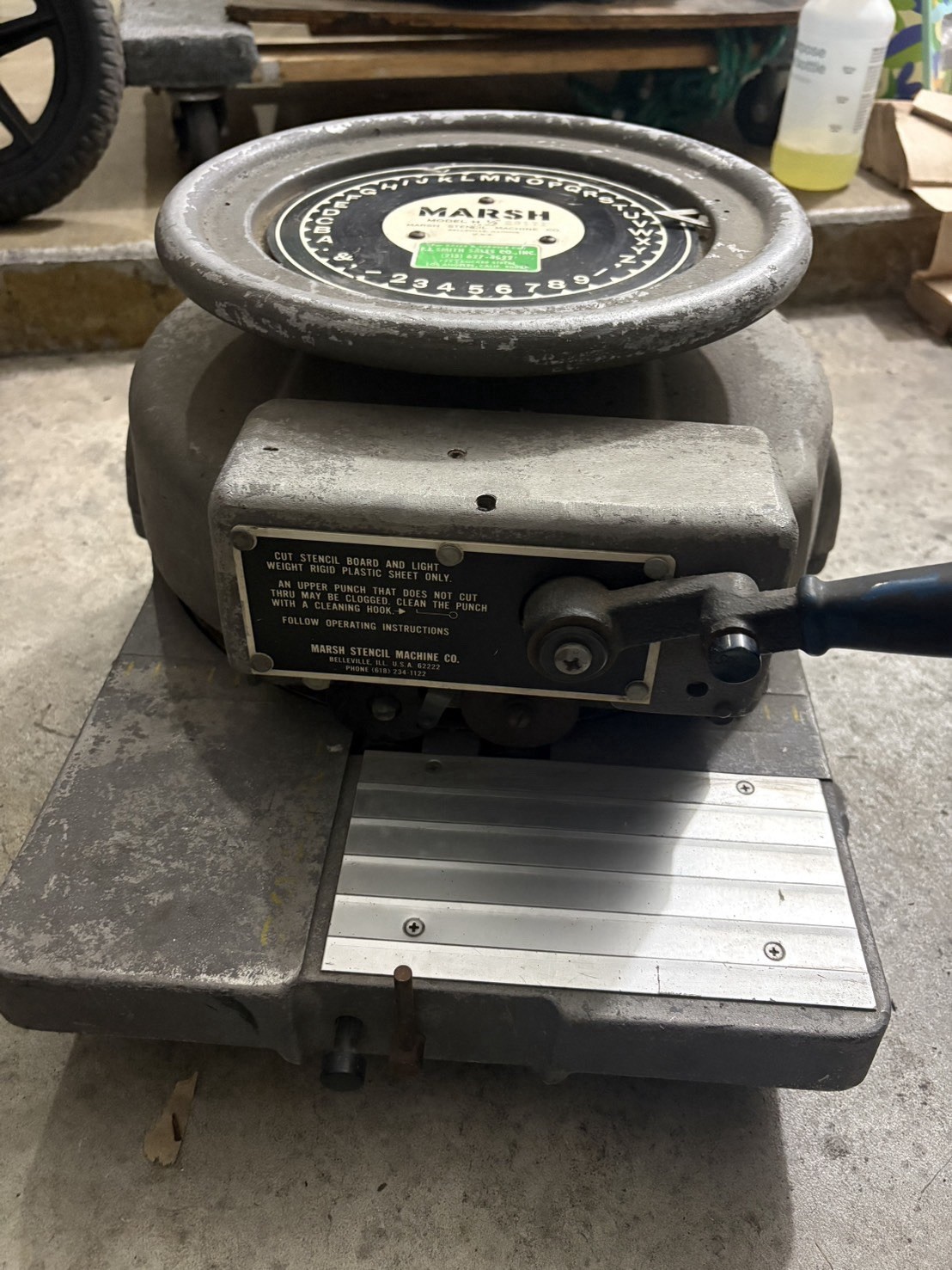 1/2inch Stencil Machine Works Well