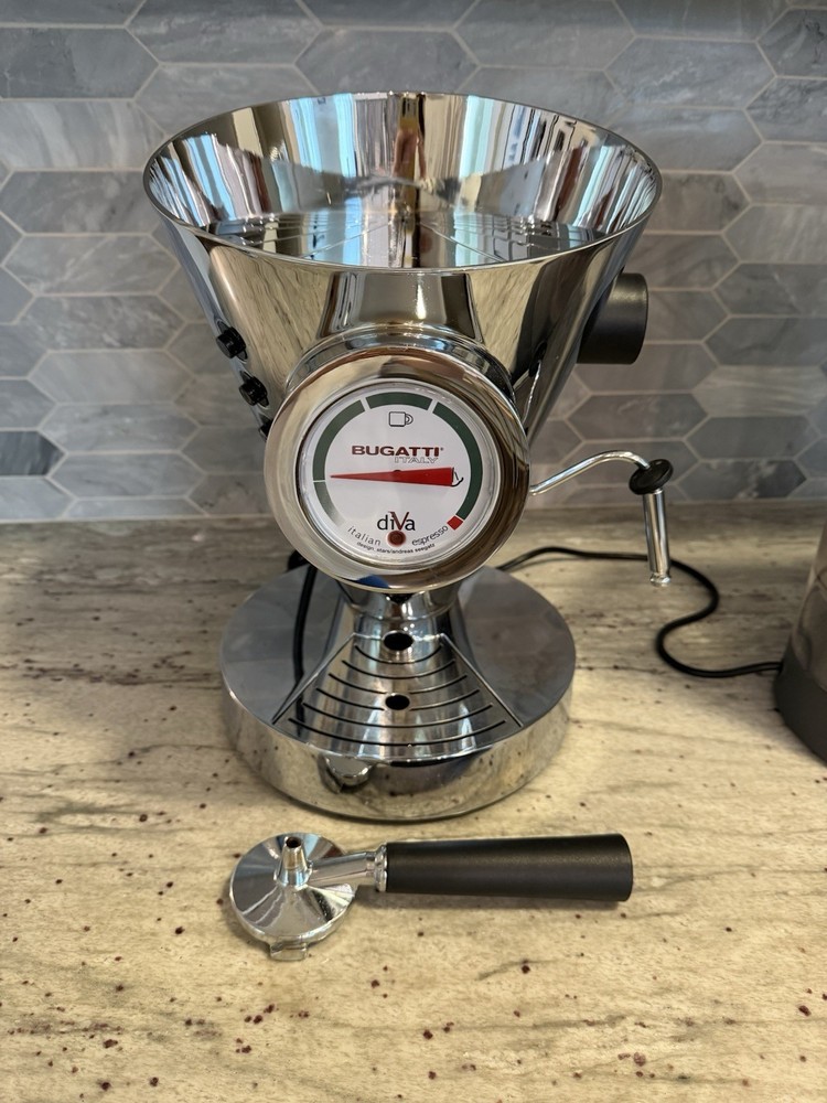 Bugatti Diva Espresso Coffee Machine Designer Andreas Seegatz