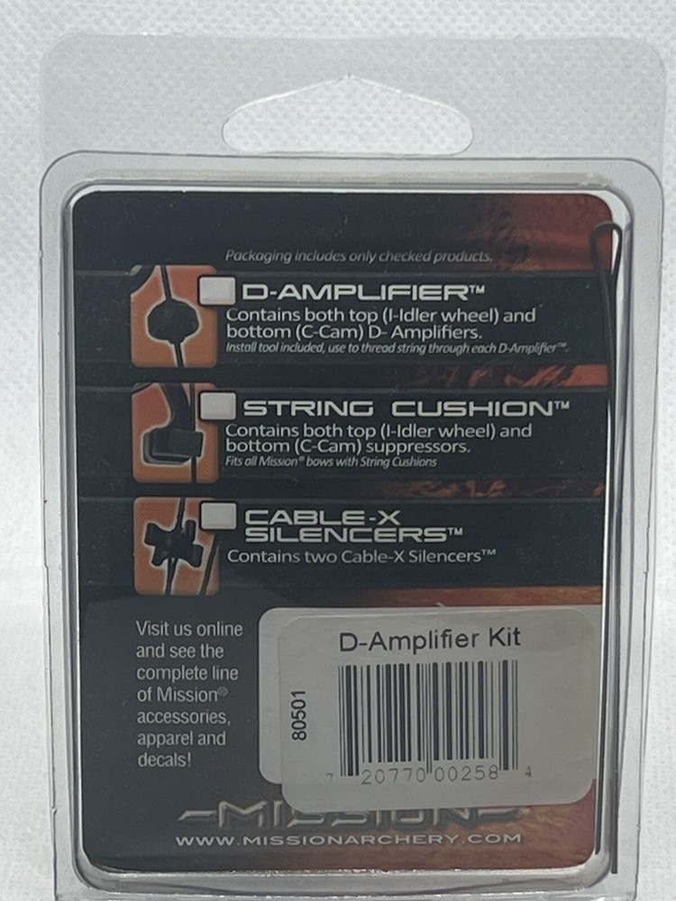 Mission String Damping Accessory D-Amplifier Kit